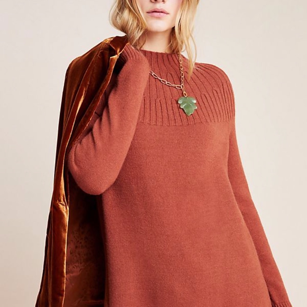 Anthropologie Welford Tunic Sweater